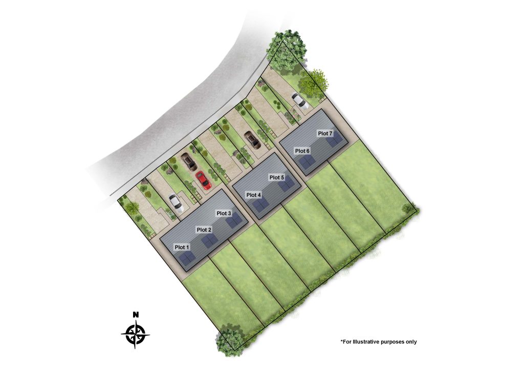 Alder grove coloured site plan